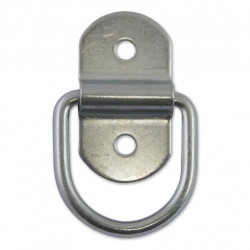 Lot de 2 anneaux acier zingué, L.58 x l.32 x Ep.5.5 mm de marque Centrale Brico, référence: B6346300