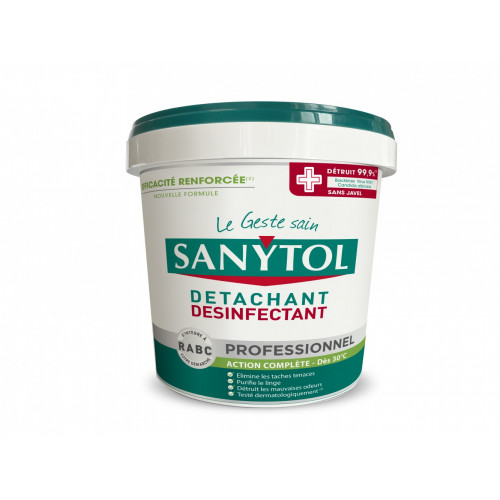 Détachant textile SANYTOL Professionnel 1,5 kg 1.5 kilogramme - SANYTOL