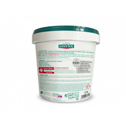 Détachant textile SANYTOL Professionnel 1,5 kg 1.5 kilogramme - SANYTOL