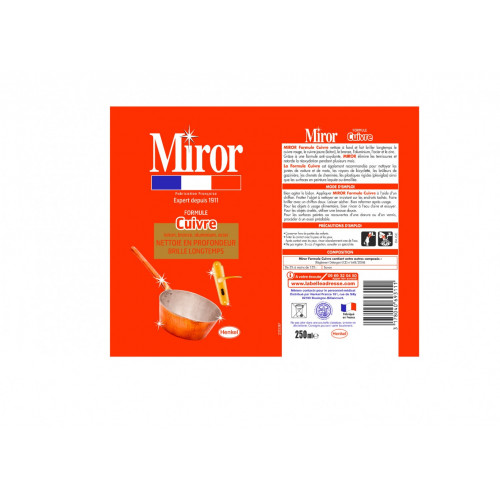 Nettoyant cuivre MIROR 0.25 l - MIROR