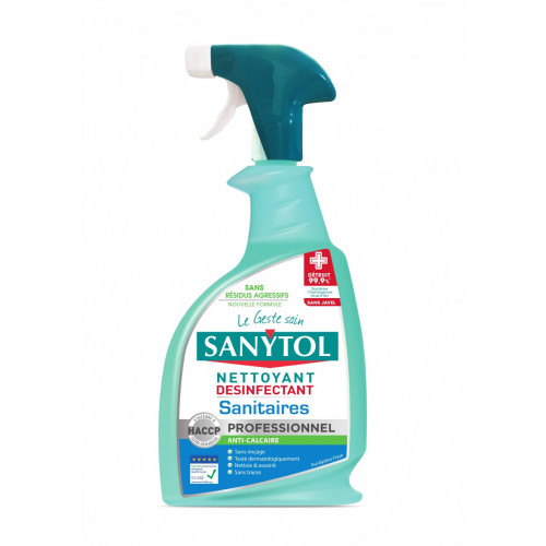 Nettoyant desinfectant Détartrant SANYTOL 0.75L - SANYTOL