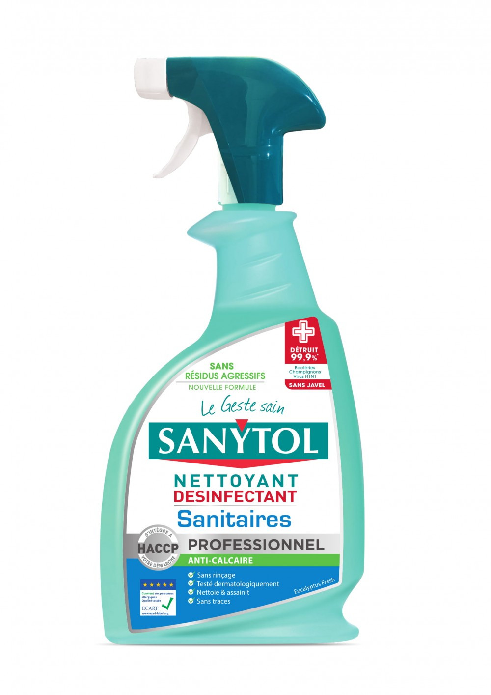 Nettoyant desinfectant Détartrant SANYTOL 0.75L