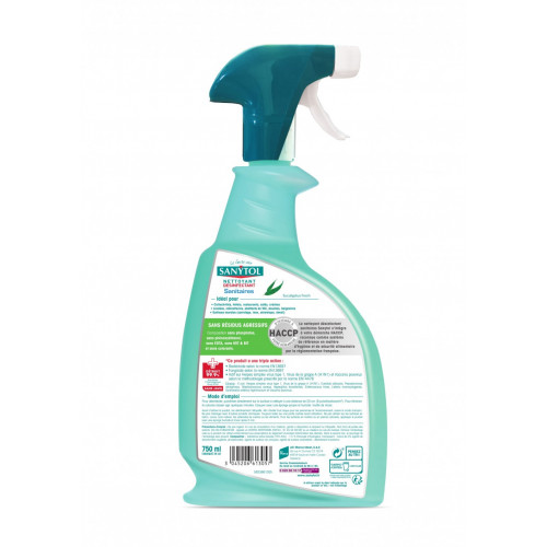 Nettoyant desinfectant Détartrant SANYTOL 0.75L - SANYTOL