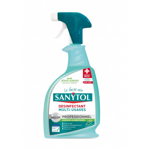 Nettoyant liquide multisurface SANYTOL Multi-usages 0,750 L - SANYTOL