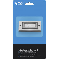Bouton de sonnette filaire BYRON 3333bs - BYRON