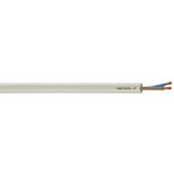 Câble électrique 2 X 0.75 mm² h03vvf L.5 m, blanc - Centrale Brico