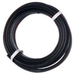 Câble électrique 2 X 0.75 mm² h03vvh2-f, en couronne de 5M noir - Centrale Brico