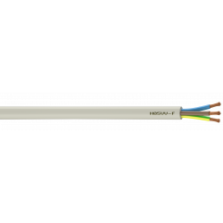 Câble électrique 3 G 1.5 mm² ho5vvf L.5 m, blanc - Centrale Brico