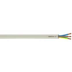 Câble électrique 3 G 1.5 mm² ho5vvf L.50 m, blanc - Centrale Brico