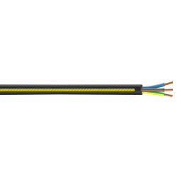 Câble électrique 3 G 2.5 mm² u1000r2v L.5 m, noir de marque Centrale Brico, référence: B6370800