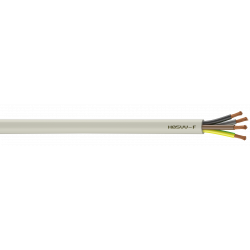 Câble électrique 4 G 1.5 mm² ho5vvf L.10 m, blanc de marque Centrale Brico, référence: B6370900