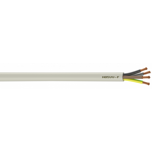 Câble électrique 4 G 1.5 mm² ho5vvf L.10 m, blanc - Centrale Brico