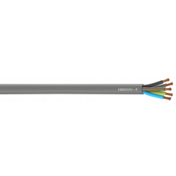 Câble électrique 5 G 2.5 mm² ho5vvf L.10 m, gris de marque Centrale Brico, référence: B6371000