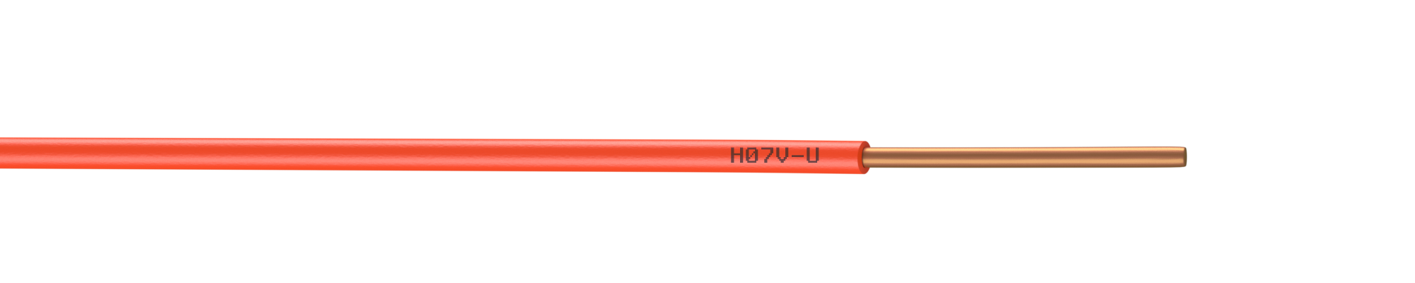 Fil électrique 1.5 mm² h07vu en couronne de