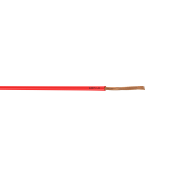 Fil électrique 1.5 mm² h07vu, en couronne de 5M rouge de marque Centrale Brico, référence: B6373000