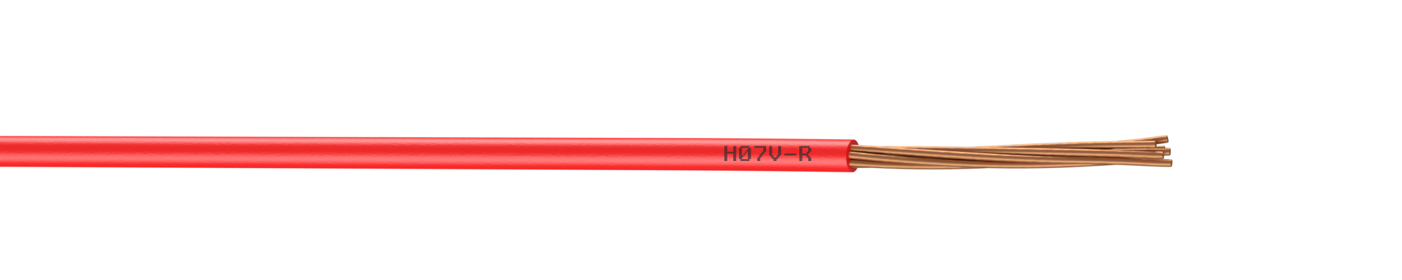 Nexans Fil électrique 2.5 mm² h07vu, en couronne de 10M Rouge - vue 4