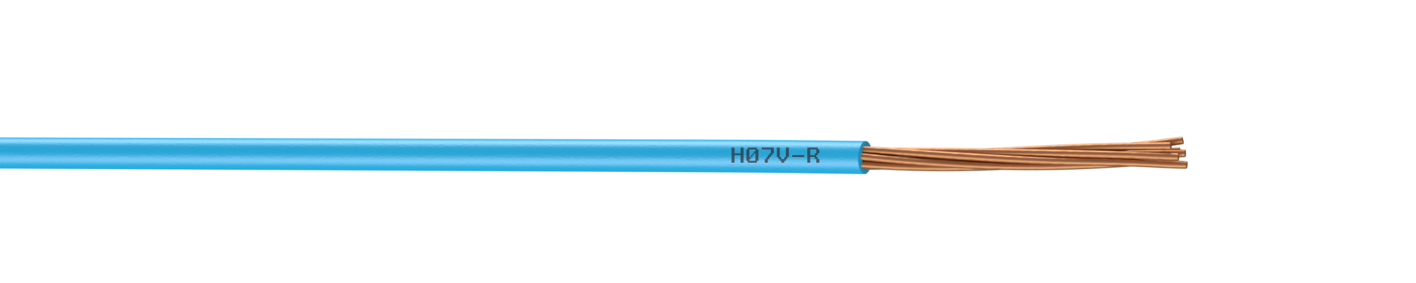 Nexans Fil électrique 2.5 mm² h07vu, en couronne de 25M Bleu - vue 4