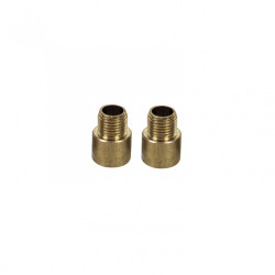 Lot de 2 raccords TIBELEC, laiton, or de marque Centrale Brico, référence: B6380300