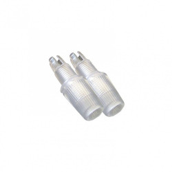 Lot de 2 serre câbles TIBELEC, plastique, blanc - TIBELEC