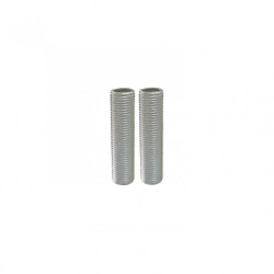 Lot de 2 tubulures TIBELEC, acier, gris - TIBELEC