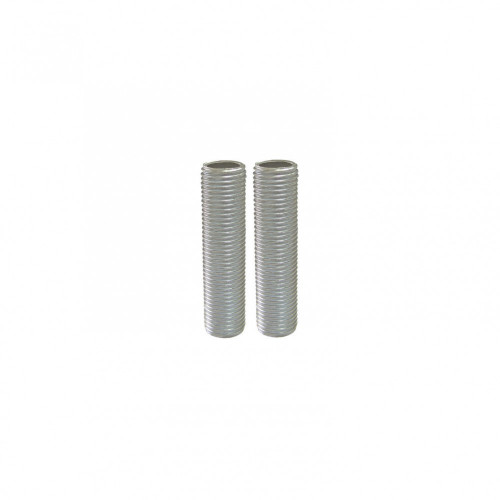 Lot de 2 tubulures TIBELEC, acier, gris - TIBELEC