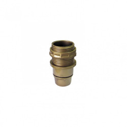 Douille 1/2 filetée E14 TIBELEC, plastique, or 40 W de marque Centrale Brico, référence: B6384100