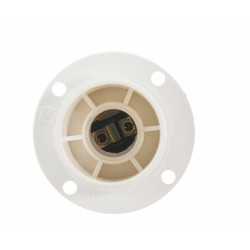Douille électrique e14 à vis thermoplastique blanc - Centrale Brico