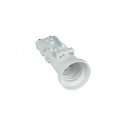 Fiche DCL et douille électrique à clips E27 polyamide, blanc - Centrale Brico