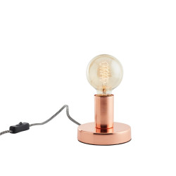 Lampe chic métal cuivre, SAMPA HELIOS Lina - Centrale Brico