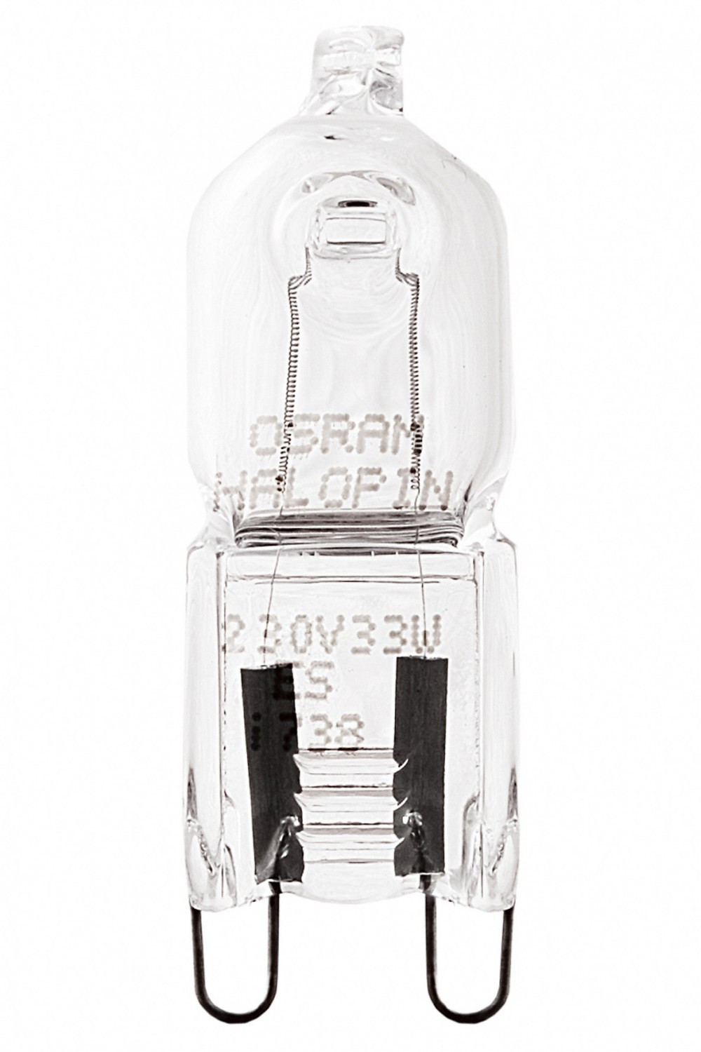 Lot de 2 ampoules bulbes halogènes 48W 740Lm équiv. 60W G9 2700K OSRAM
