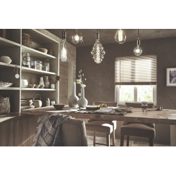 Ampoule décorative led ambré ovale E27 200 Lm 35 W blanc chaud, SAMPA HELIOS - Centrale Brico