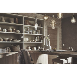 Ampoule décorative led ambré ovale E27 200 Lm 35 W blanc chaud, SAMPA HELIOS - Centrale Brico