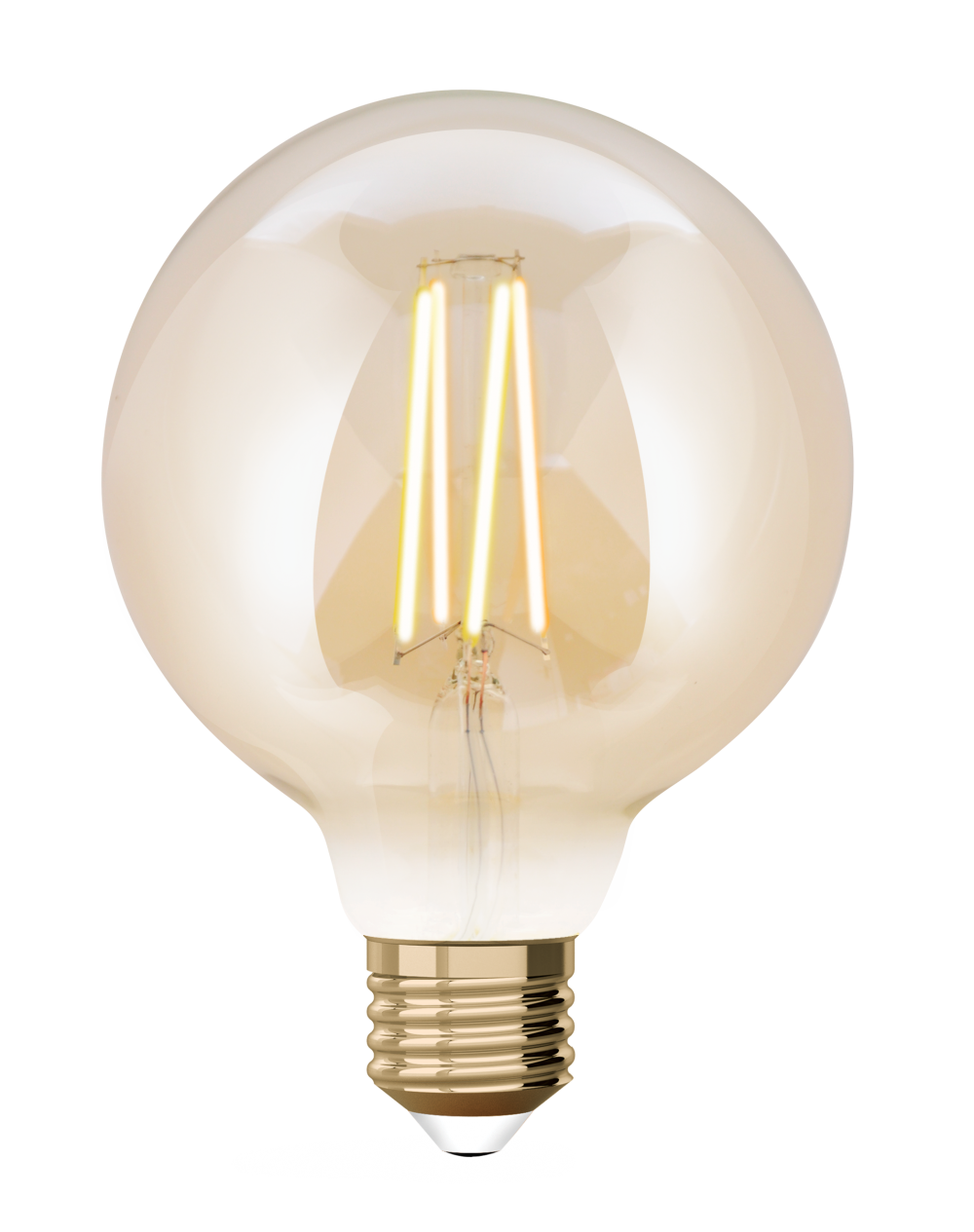 Ampoule intelligente led à filament ambré Globe 95 mm E27 806 Lm 60 W variatio