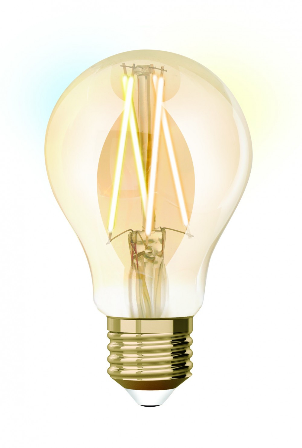 Ampoule intelligente led filament ambré std E27 806Lm 60W variation blanc, Idual
