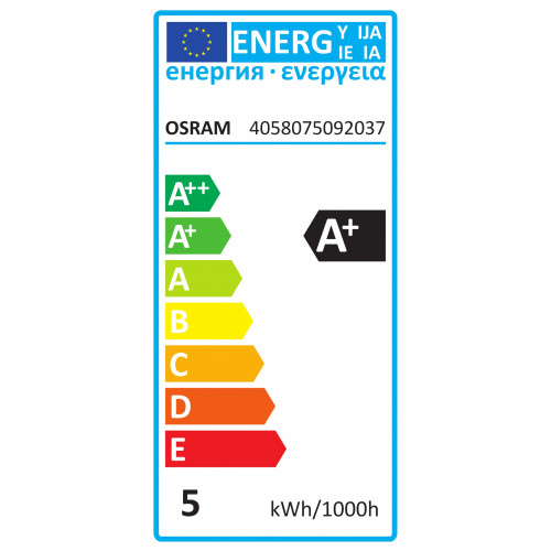 Ampoule led ambré spécifique E27 470 Lm  40 W blanc chaud, OSRAM - OSRAM