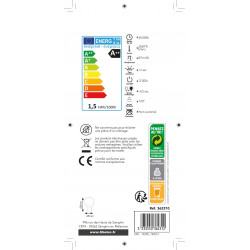 Lot de 5 ampoules led à filament clair sphérique B22 110 Lm 15 W, TIBELEC - TIBELEC