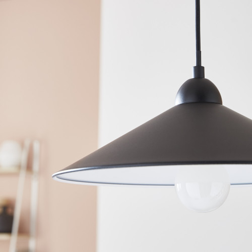 Suspension, essentiel métal Braga 1 lumière(s) D.32.0 cm - Centrale Brico