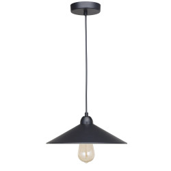 Suspension, essentiel métal Braga 1 lumière(s) D.32.0 cm - Centrale Brico