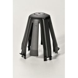 Lot de 3 cloches de protection pour spot à encastrer Spotclip II fixe noir de marque Centrale Brico, référence: B6397700