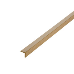 Baguette d'angle médium (MDF) arrondie , 28 x 28 mm, L. 2.44 m de marque Centrale Brico, référence: B6401600