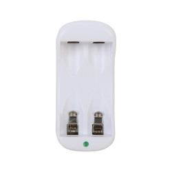Chargeur de piles compact 1 pile AA + 1 pile AAA - Centrale Brico