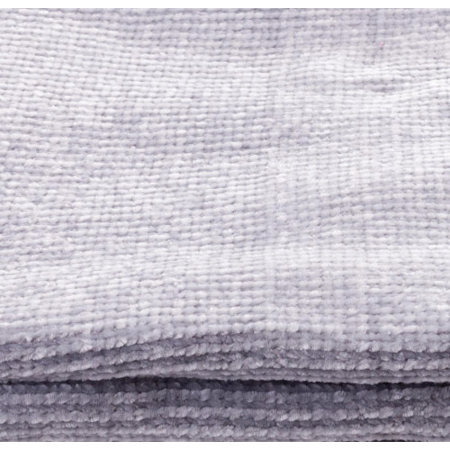 Plaid Chenille, bleu l.130 x L.170 cm - Centrale Brico