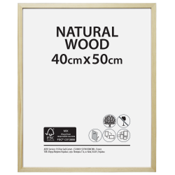 Cadre Bois brut, 40 x 50 cm, naturel de marque Centrale Brico, référence: B6409900