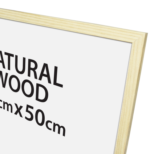 Cadre Bois brut, 40 x 50 cm, naturel - Centrale Brico