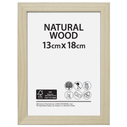 Cadre Brut, l.13 x H.18 cm, bois naturel de marque Centrale Brico, référence: B6410100