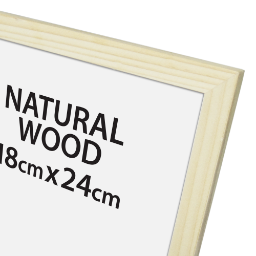Cadre Brut, l.18 x H.24 cm, bois naturel - Centrale Brico