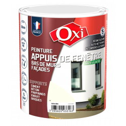 Peinture appui de fenêtre Mate velouté OXI, meulière, 1l - OXI