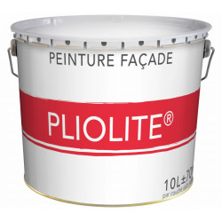 Peinture façade Pliolite, blanc, 10 l de marque Centrale Brico, référence: B6414600