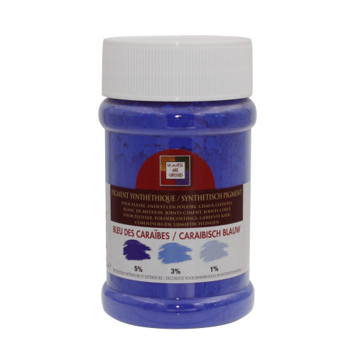 Pigment poudre Malle aux couleurs bleu des caraïbes 250 ml - Centrale Brico