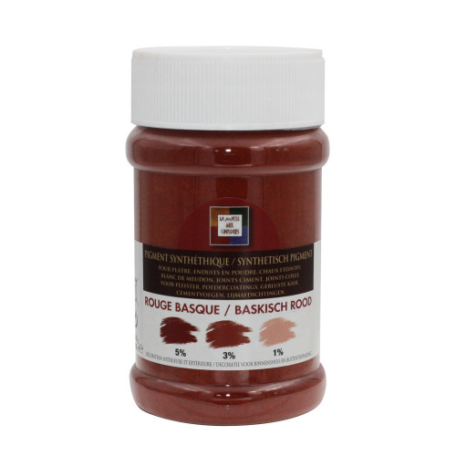 Pigment poudre Malle aux couleurs rouge basque 250 ml - Centrale Brico